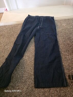 Men's Relaxed Dark Blue Denim Jeans